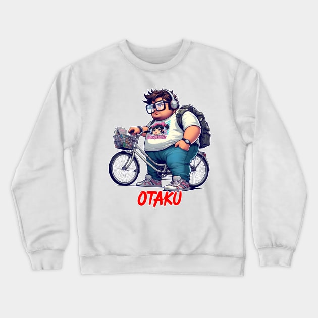 I am Otaku Crewneck Sweatshirt by Rawlifegraphic